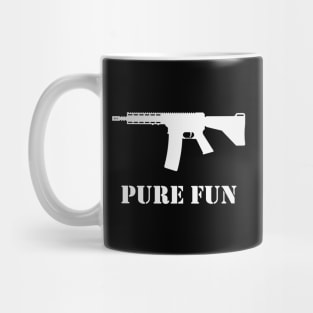 Pure Fun (Gun Lover / Sport Shooter / White) Mug